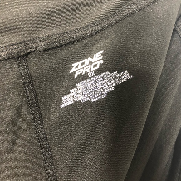 Zone Pro Pants & Jumpsuits Black Moisture Wicking Active Workout Leggings Poshmark